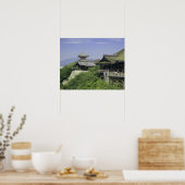 Japan, Kyōto, der Blick aus dem Tempel Kiyomizu Poster (Küche)