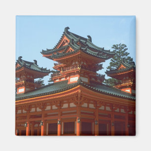 Japan, Kyoto, der farbenfrohe Heian Jingu-Tempel, Magnet