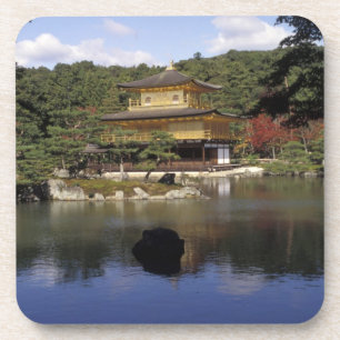 Japan, Kyoto, Goldener Pavillon, Zen-Tempel Getränkeuntersetzer