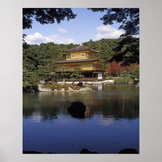 Japan, Kyoto, Goldener Pavillon, Zen-Tempel Poster (Vorne)