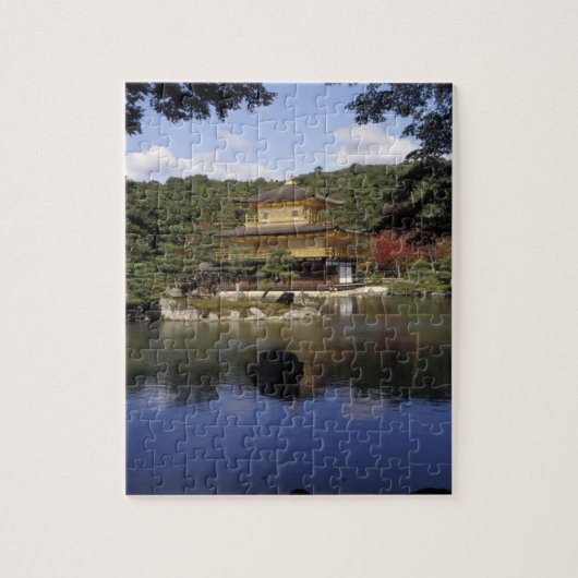 Japan, Kyoto, Goldener Pavillon, Zen-Tempel Puzzle (Vertikal)