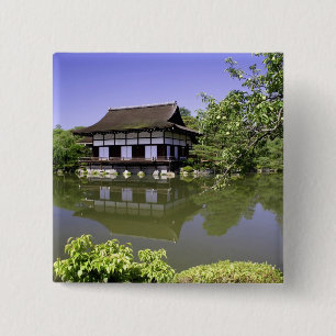Japan, Kyoto, Japanischer Garten des Heian-Schrein Button