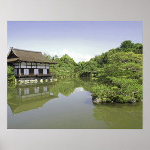 Japan, Kyoto, Japanischer Garten des Heian-Schrein Poster