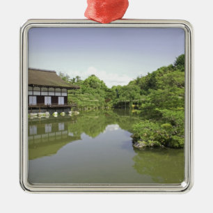 Japan, Kyoto, Japanischer Garten des Heian-Schrein Silbernes Ornament