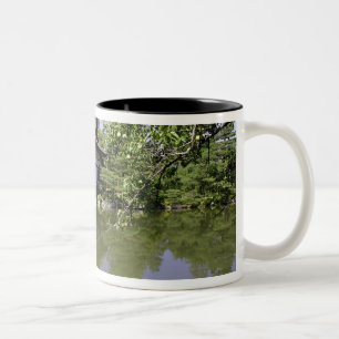 Japan, Kyoto, Japanischer Garten des Heian-Schrein Zweifarbige Tasse