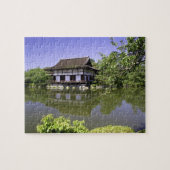 Japan, Kyoto, Japanischer Garten Heian Shrine Puzzle (Horizontal)