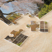 Japan, Kyoto. Kirschbaum unter blauem Himmel Puzzle (Seite)