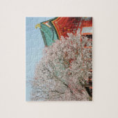 Japan, Kyoto. Kirschblüte von Shinto Puzzle (Vertikal)