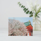 Japan, Kyoto. Kirschblüte von shintoistischem Postkarte (Stehend Vorderseite)