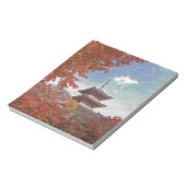 Japan, Kyoto, Pagode im Herbst Notizblock (Rotiert)