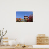 Japan, Kyoto, Pagode im Herbst Poster (Küche)