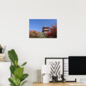 Japan, Kyoto, Pagode im Herbst Poster (Heimbüro)