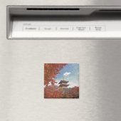 Japan, Kyoto, Pagode in Herbstfarben Magnet (In Situ (Geschirrspüler))