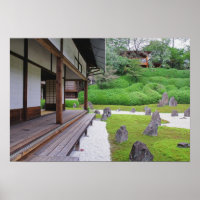 Japan, Kyoto. Steingarten in Stille