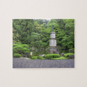 Japan, Kyoto, Stiller Steingarten Puzzle