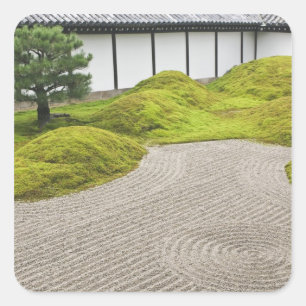Japan, Kyoto, Tofukuji-Tempel, Landschaftsgarten Quadratischer Aufkleber