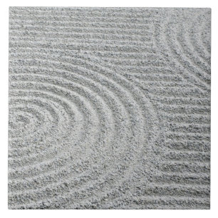 Japan, Kyoto, Tofukuji-Tempel, Muster im Sand Fliese