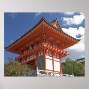 Japan, Kyōto, Tor zum Tempel Poster