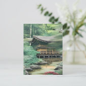 Japan Landscape Graphic Postkarte (Stehend Vorderseite)