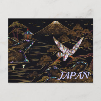 Japan Landschaftsszene Fuji Postkarte