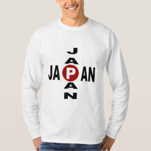 JAPAN Langärmelige, basische T-Shirt