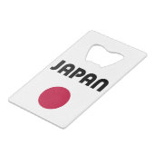 Japan Large Red Dot Light Color Geldbeutel Flaschenöffner (Rückseite Schrägansicht)