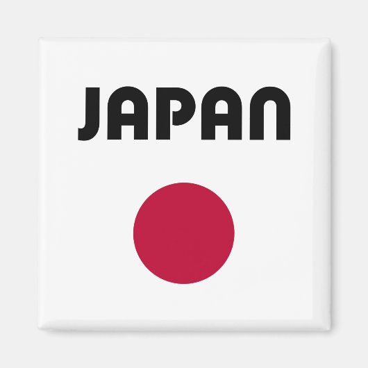 Japan Large Red Dot Light Color Magnet (Vorne)