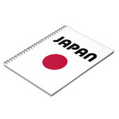Japan Large Red Dot Light Color Notizblock (Linke Seite)