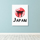 Japan Leinwanddruck (Insitu (Holzboden))
