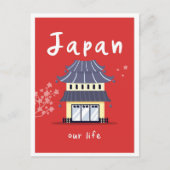 Japan Life Vintage Travel Postkarte (Vorderseite)