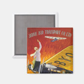 Japan - Luftverkehr Magnet (Vorderseite/Rückseite)