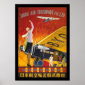 Japan - Luftverkehr Poster (Vorne)