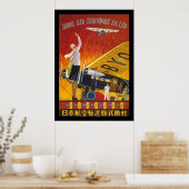 Japan - Luftverkehr Poster (Küche)