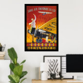 Japan - Luftverkehr Poster (Heimbüro)