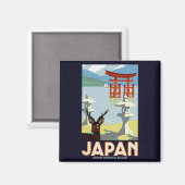 Japan Magnet (Vorderseite/Rückseite)