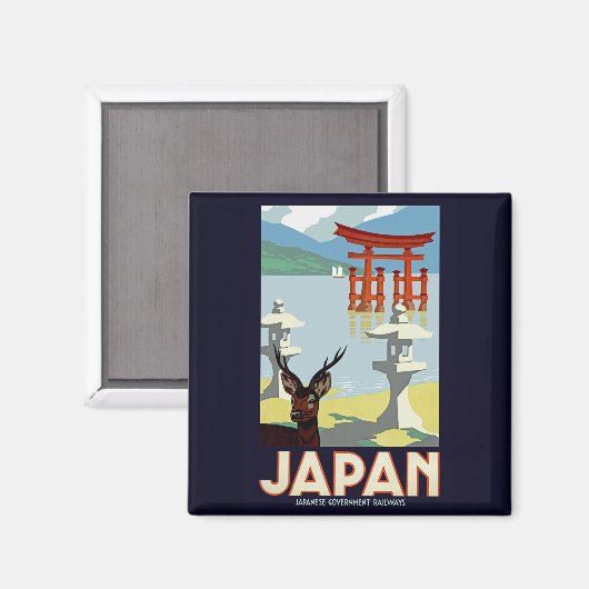 Japan Magnet (Vorderseite/Rückseite)