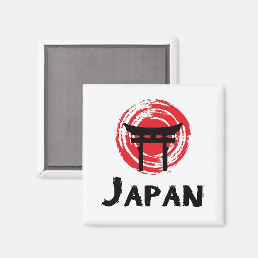 Japan Magnet (Vorderseite/Rückseite)