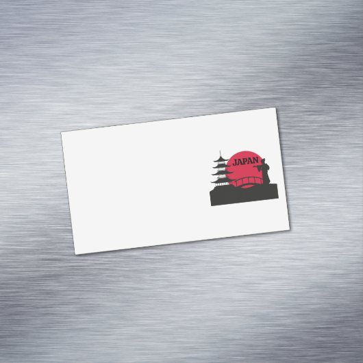 Japan Magnet für Visitenkarten (Beispiel)