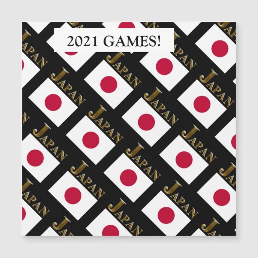 JAPAN MAGNETKARTE (Vorderseite)