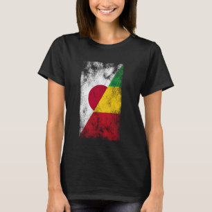 Japan-Mali-Flaggen - Japanisch-Malisch, Malinisch T-Shirt