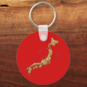 Japan Map Schlüsselanhänger (Vorderseite)