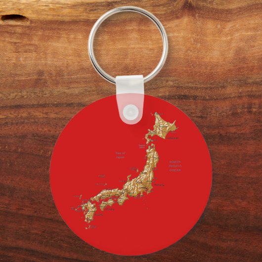 Japan Map Schlüsselanhänger (Vorderseite)