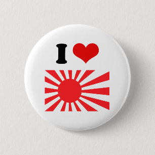 Japan-Marine-Flagge Button