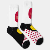 Japan, Mode, japanische Flagge, patriotisch Socken (Rechts)