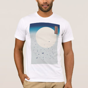Japan Mondlicht Schwalben T-Shirt
