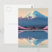 Japan Mount Fuji Fujisan Postcard Postkarte (Vorne/Hinten)
