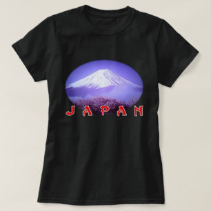 Japan Mount Fuji stilisiert T-Shirt