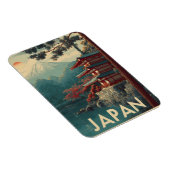 Japan Mount Fuji vintage Magnet (Rechte Seite)