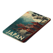 Japan Mount Fuji vintage Magnet (Linke Seite)