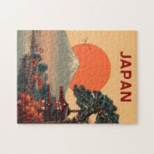 Japan Mount Fuji vintage Puzzle (Horizontal)